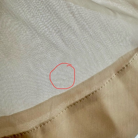 Anthropologie Cream Blouse - Picture 6 of 7